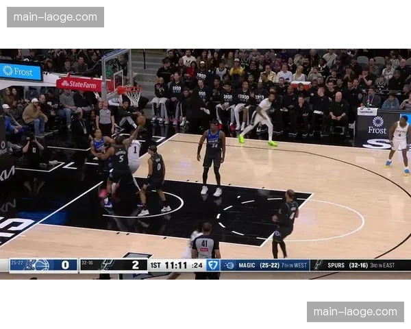 文班亚马25分8篮板5封盖 马刺新星状态持续提升